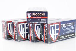 250 Rounds - Fiocchi 9mm Luger Ammunition - Full Metal Jacket - 115 Grain