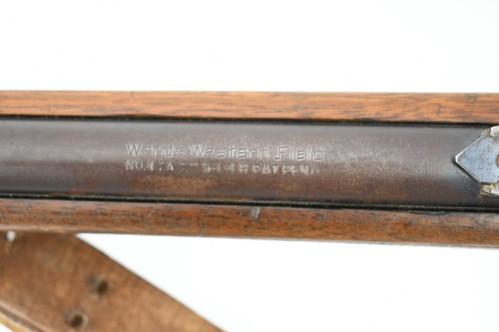 Circa 1936 Mossberg/ Wards Western Field, Model 47A, 22 S L LR Cal., Bolt-Action