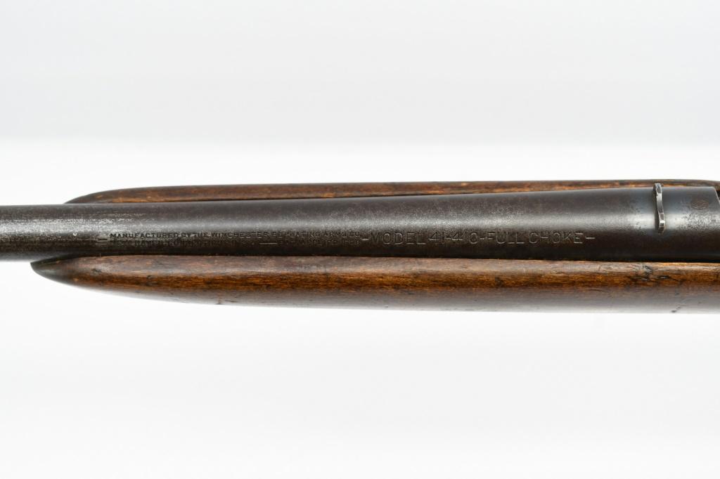 1920's Winchester, Model 41, 410 Ga., Bolt-Action Single-Shot