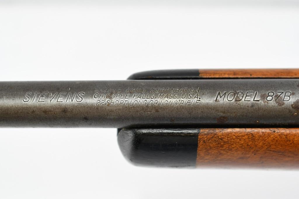 1951 Stevens, Model 87B "Gill Gun", 22 S L LR Cal., Single-Shot (Missing Tube Magazine)