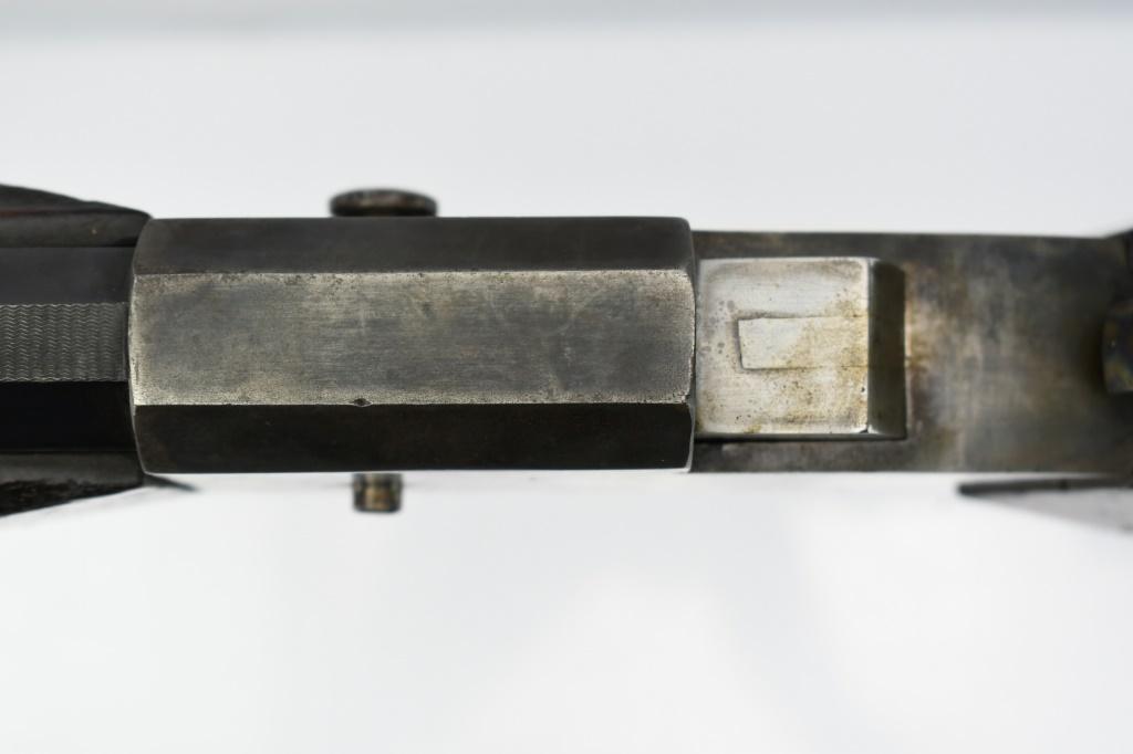 1926 German Ed. Grothe & Sohn. "W. DIETRICH", Schuetzen Target Rifle, 7.6mm, Swinging Block, SN - 11