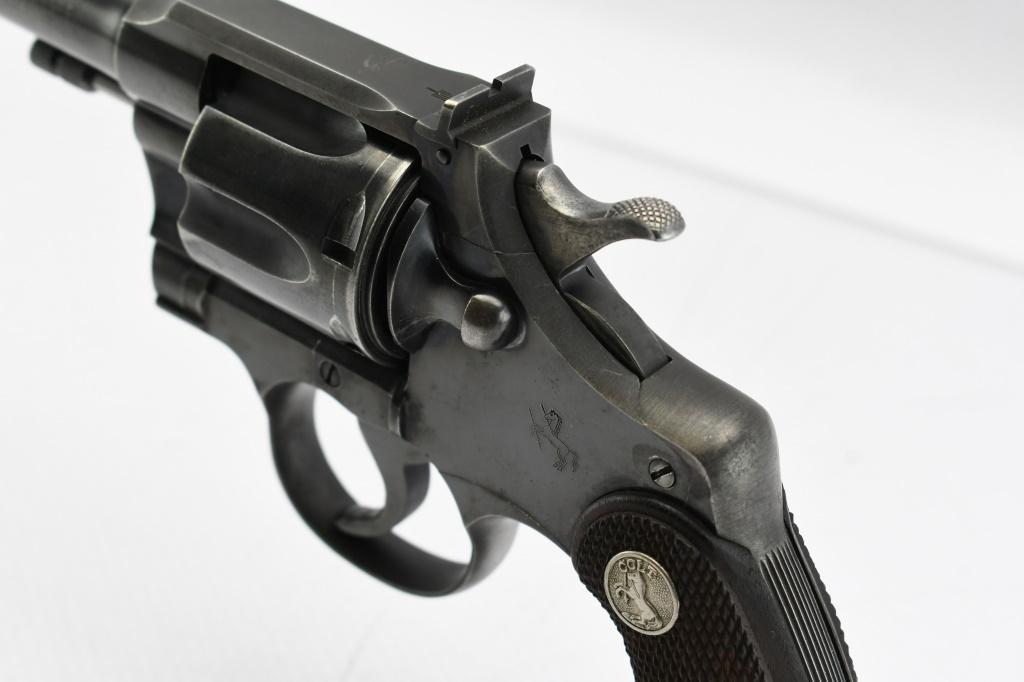 1949 Colt, Officers' Model Target, Third Issue (6"), 22 LR, Revolver, SN - 54425