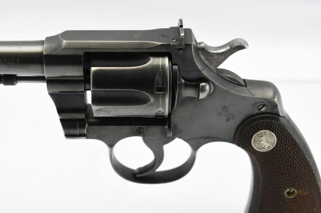 1949 Colt, Officers' Model Target, Third Issue (6"), 22 LR, Revolver, SN - 54425