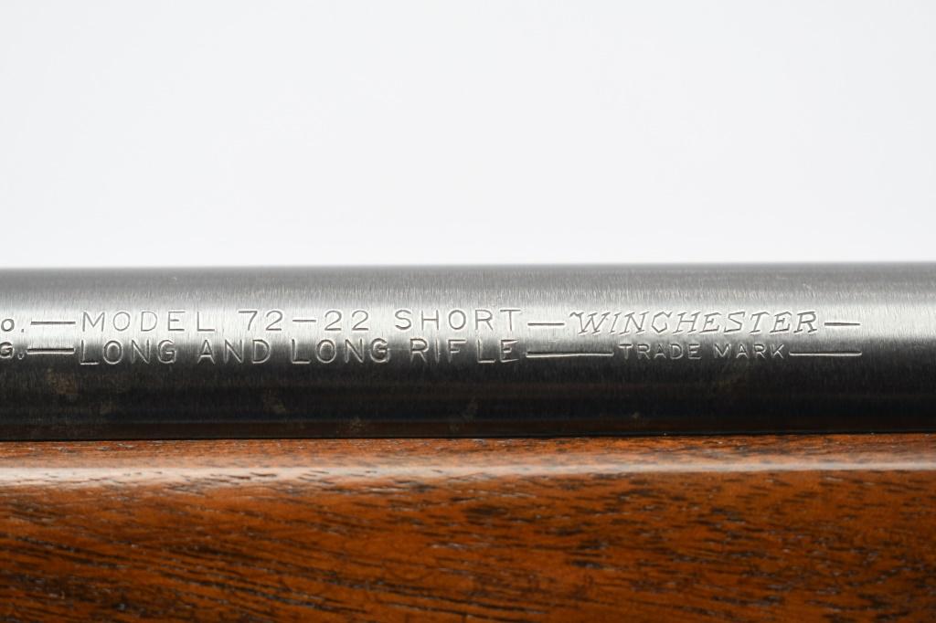 1930's Winchester, Model 72 Target, 22 S L LR, Bolt-Action