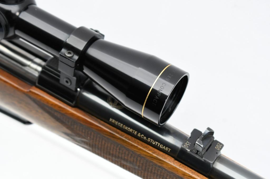 1957 German-Krico, Sporting Rifle, 22 Hornet, Bolt-Action (Leupold Scope), SN - 100140