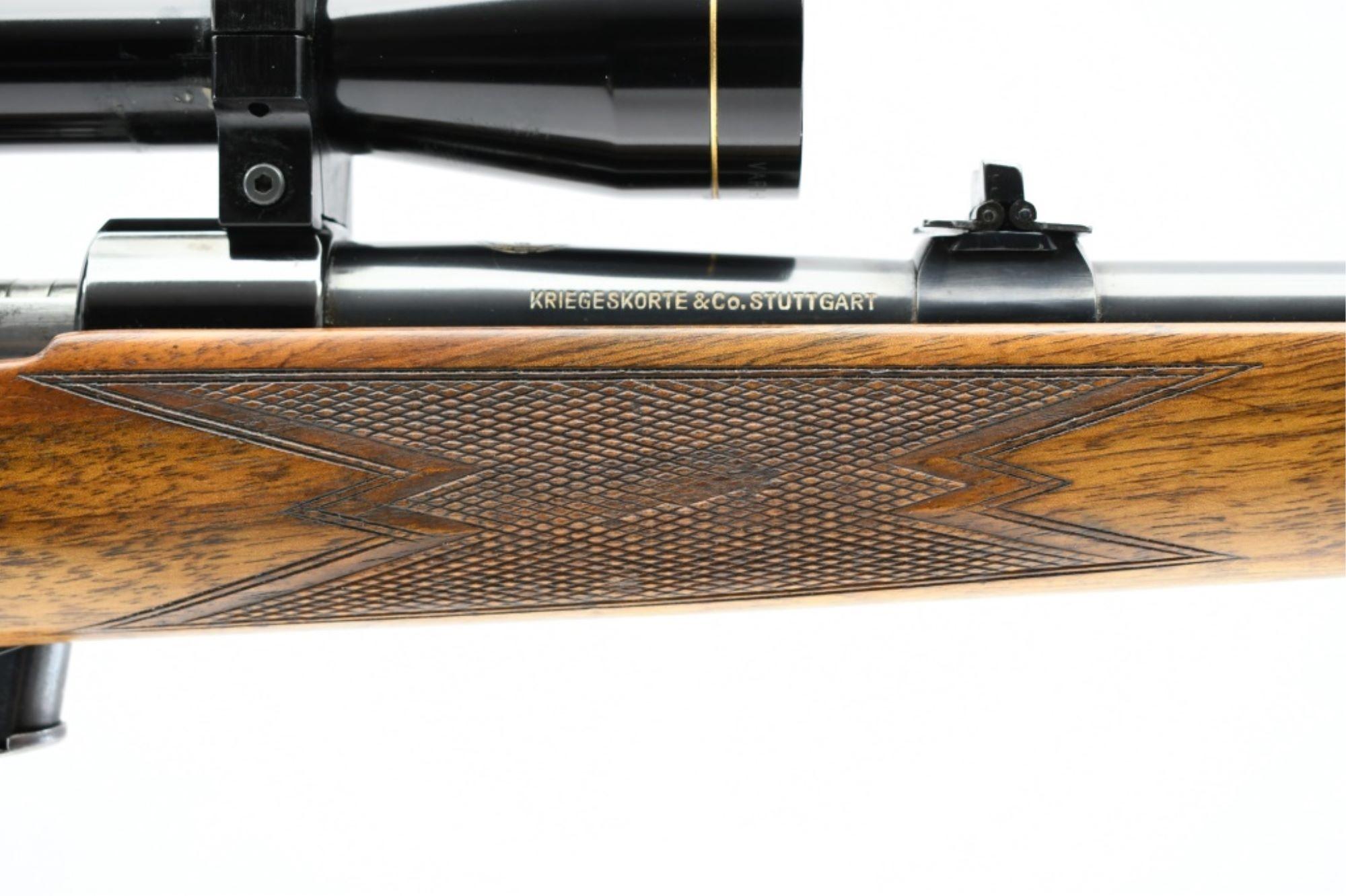 1957 German-Krico, Sporting Rifle, 22 Hornet, Bolt-Action (Leupold Scope), SN - 100140