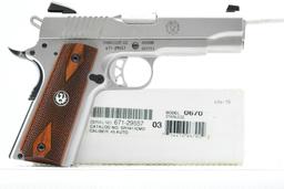 Ruger, SR1911 Full Size - Stainless, 45 ACP, Semi-Auto (W/ Box & Case), SN - 671-29557
