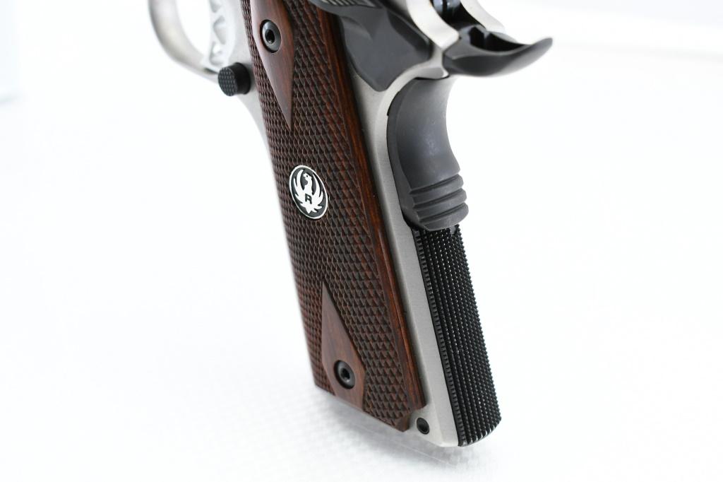 Ruger, SR1911 Full Size - Stainless, 45 ACP, Semi-Auto (W/ Box & Case), SN - 671-29557