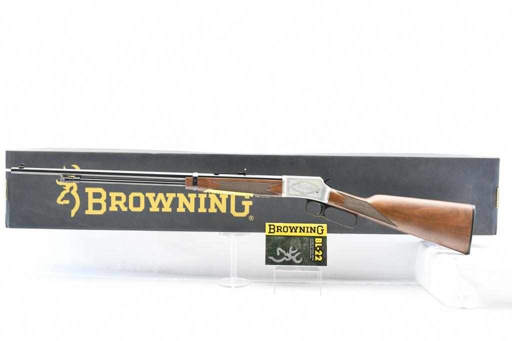 Browning, BL-22 Grade II - Satin Nickel , 22 S L LR, Lever-Action (NIB), SN - 04567ZY242