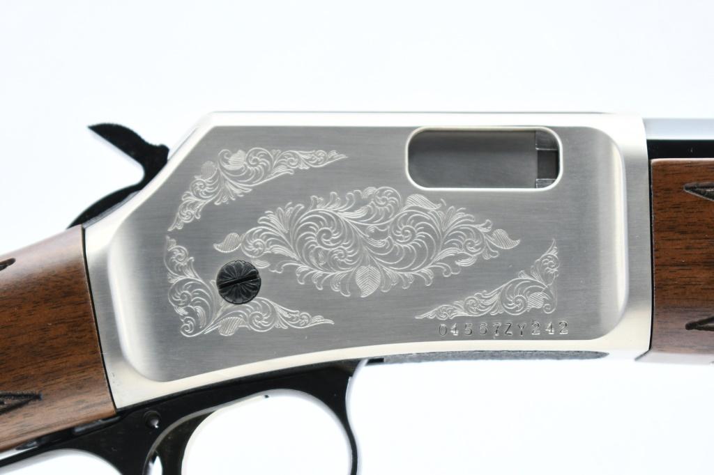Browning, BL-22 Grade II - Satin Nickel , 22 S L LR, Lever-Action (NIB), SN - 04567ZY242