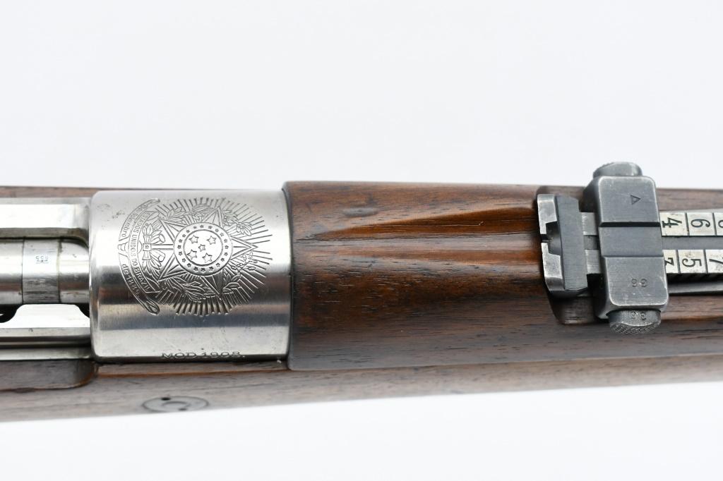 1910 Brazilian - DWM, Gew 98 Model 1909, 7mm Mauser, Bolt-Action, SN - B2498