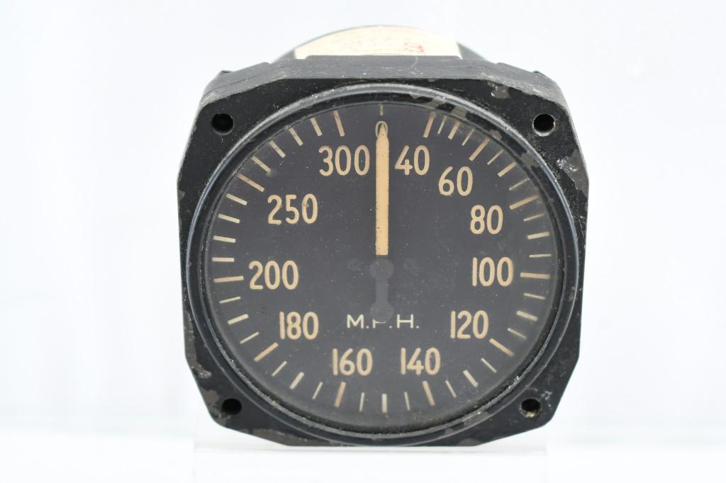 U.S. Army C-14 Air Speed Indicator/ 1958 Aircraft Book/ Aircraft Photos