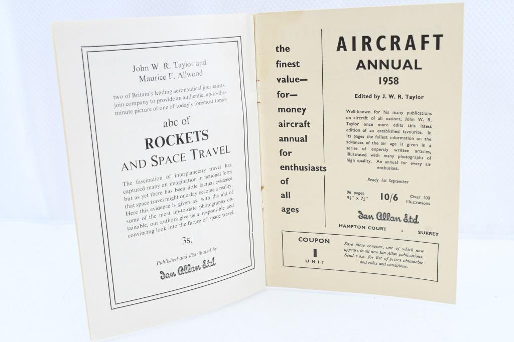 U.S. Army C-14 Air Speed Indicator/ 1958 Aircraft Book/ Aircraft Photos