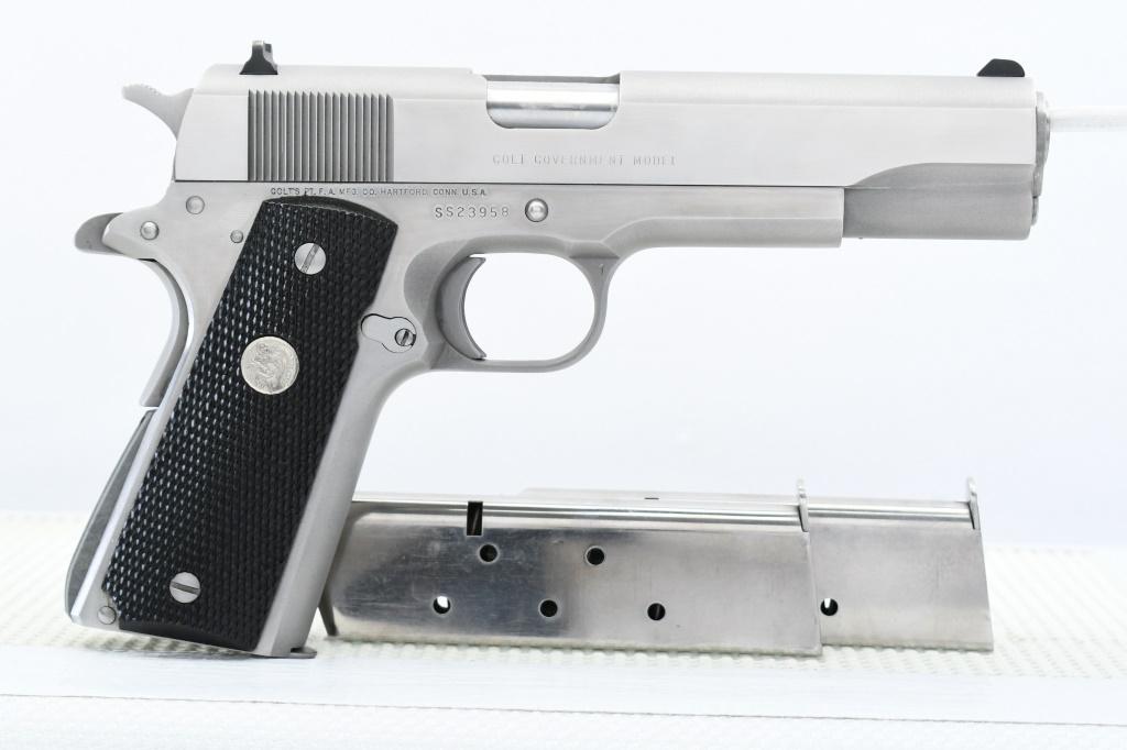 1987 Colt, Government Model 1911A1 - MK IV, 45 ACP, Semi-Auto (W/ Magazines), SN - SS23958