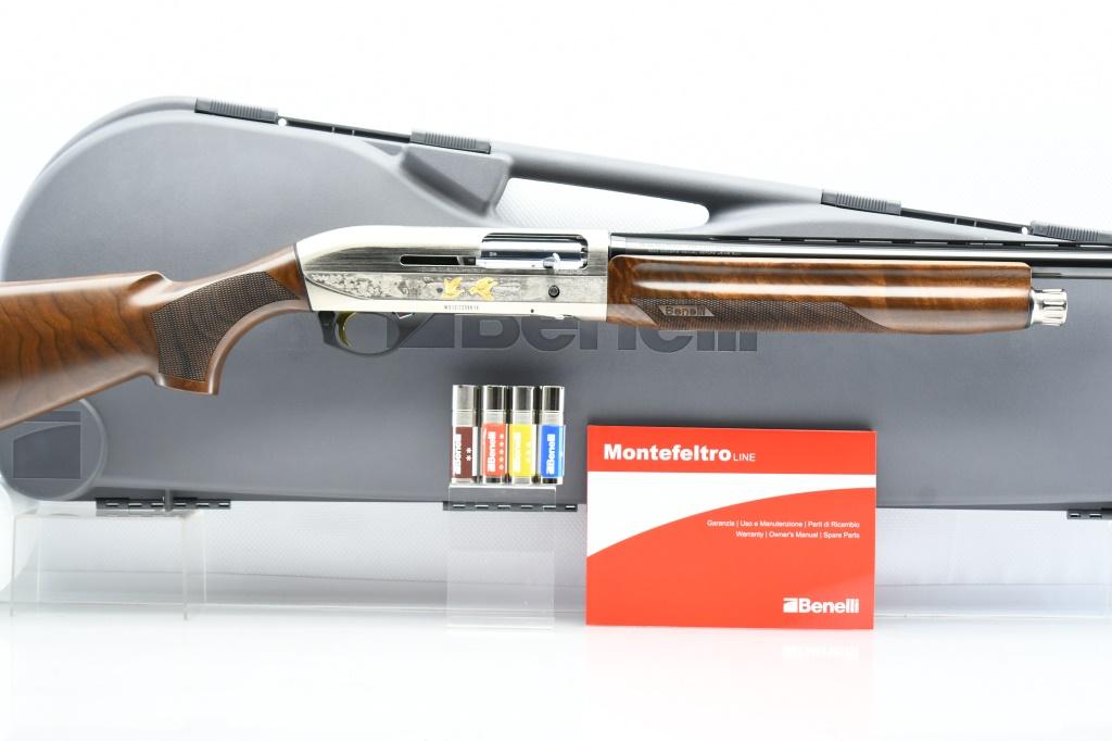 Benelli, Montefeltro Silver, 12 Ga. (28"), Semi-Auto (NIB W/ Hardcase & Chokes), SN - MS12-7258K14
