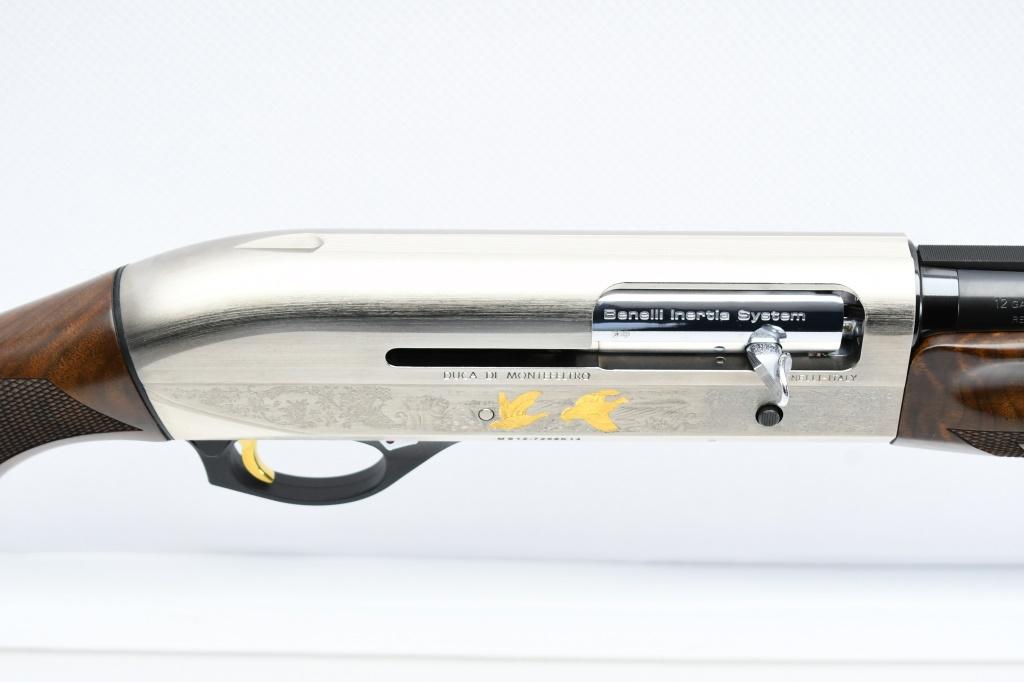 Benelli, Montefeltro Silver, 12 Ga. (28"), Semi-Auto (NIB W/ Hardcase & Chokes), SN - MS12-7258K14