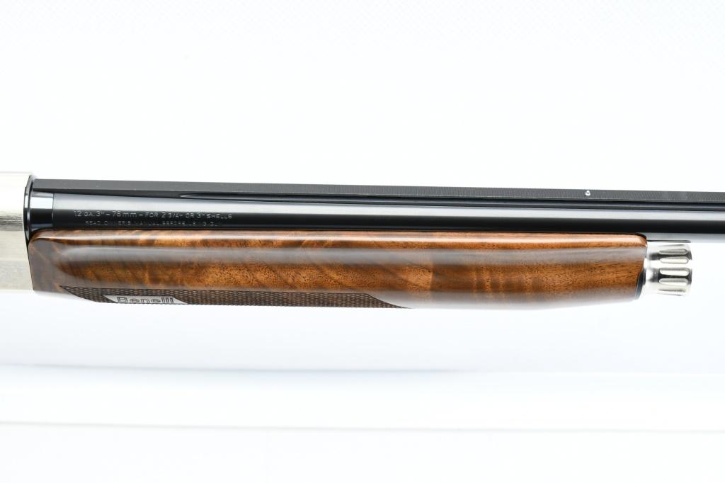 Benelli, Montefeltro Silver, 12 Ga. (28"), Semi-Auto (NIB W/ Hardcase & Chokes), SN - MS12-7258K14