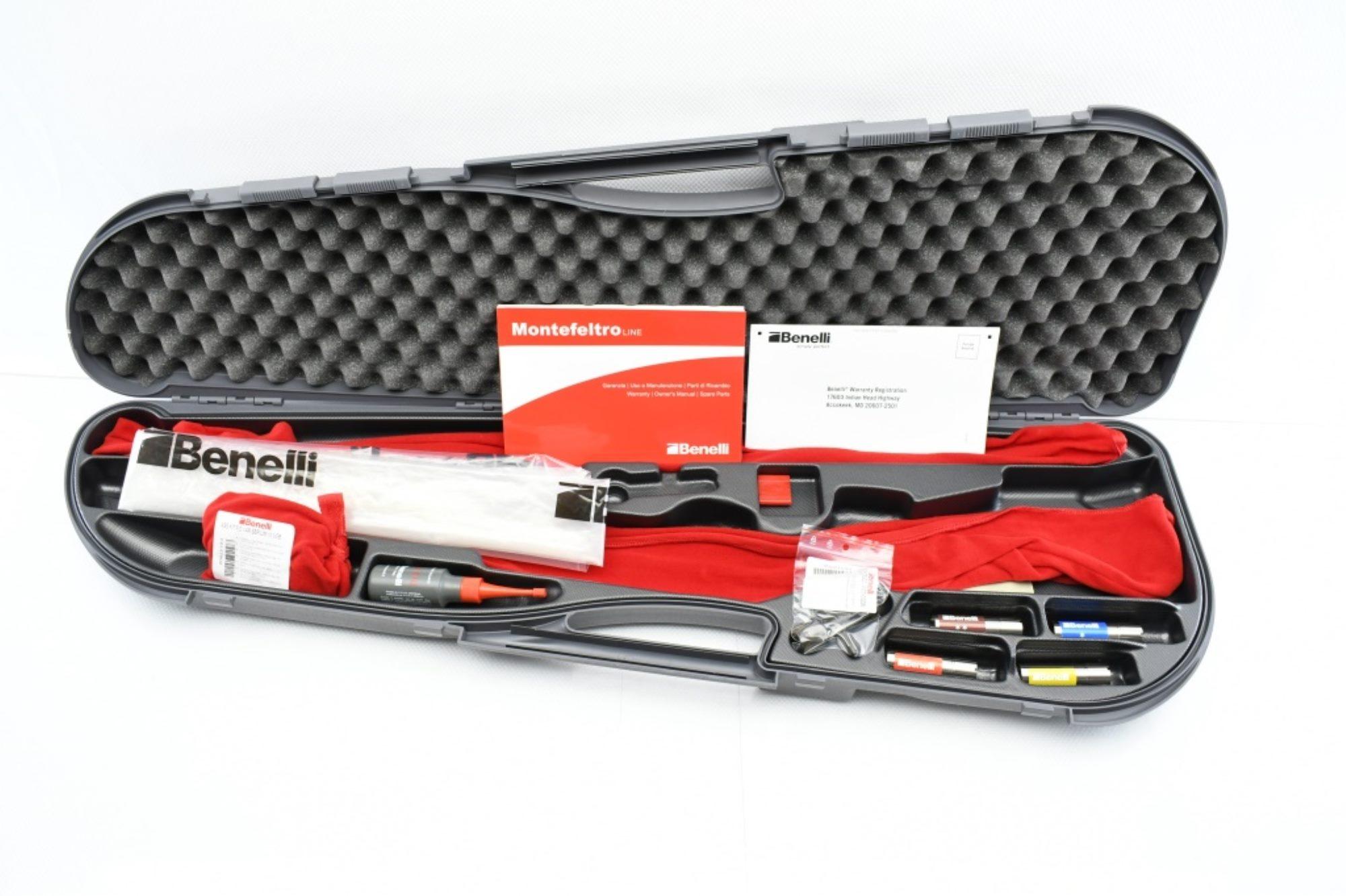 Benelli, Montefeltro Silver, 12 Ga. (28"), Semi-Auto (NIB W/ Hardcase & Chokes), SN - MS12-7258K14
