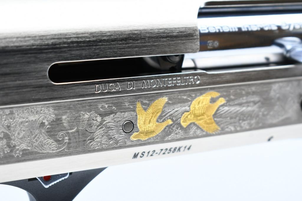Benelli, Montefeltro Silver, 12 Ga. (28"), Semi-Auto (NIB W/ Hardcase & Chokes), SN - MS12-7258K14