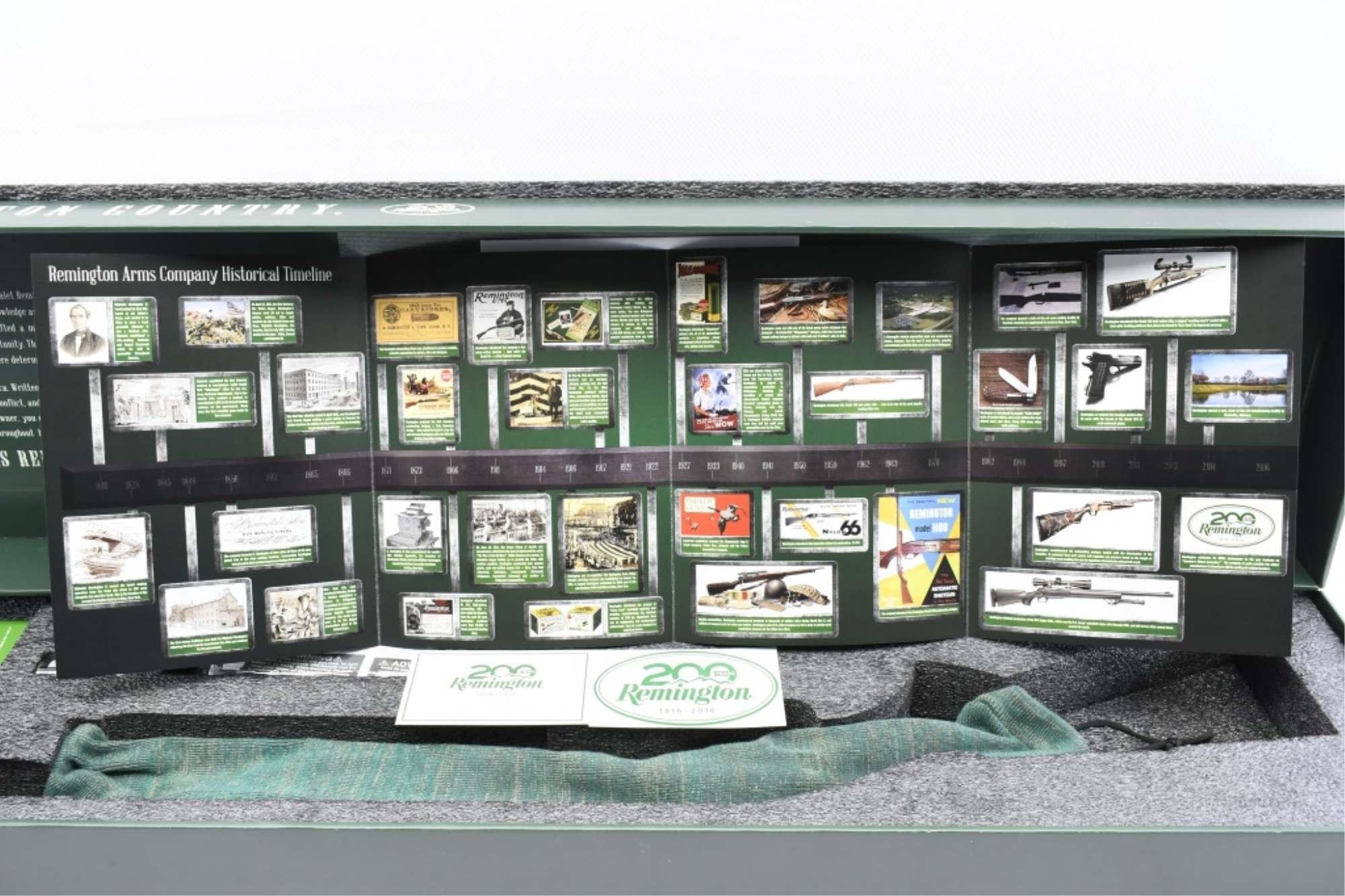 1 Of 2016 - Remington, 870 Wingmaster LC "200th Anniversary", 12 Ga., Pump (NIB), SN - 20168701357
