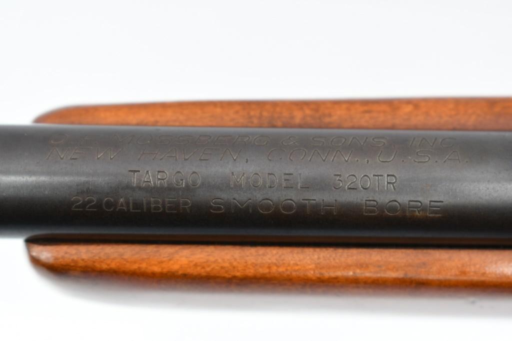 1962 Mossberg 320TR, 22 LR Shotshell - Smoothbore, Single-Shot Bolt-Action (W/ Bore Adapter)