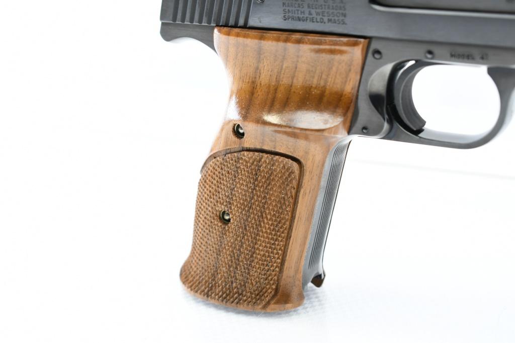 1971 Smith & Wesson, Model 41, 22 LR, Semi-Auto (W/ Box & Magazines), SN - A138923