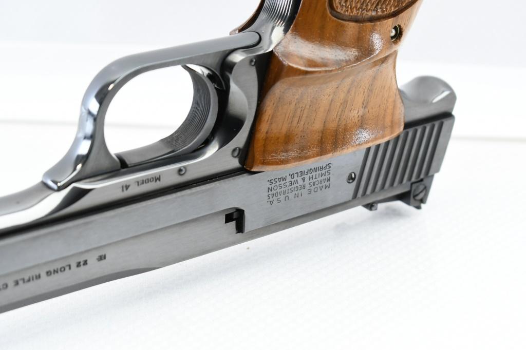 1971 Smith & Wesson, Model 41, 22 LR, Semi-Auto (W/ Box & Magazines), SN - A138923