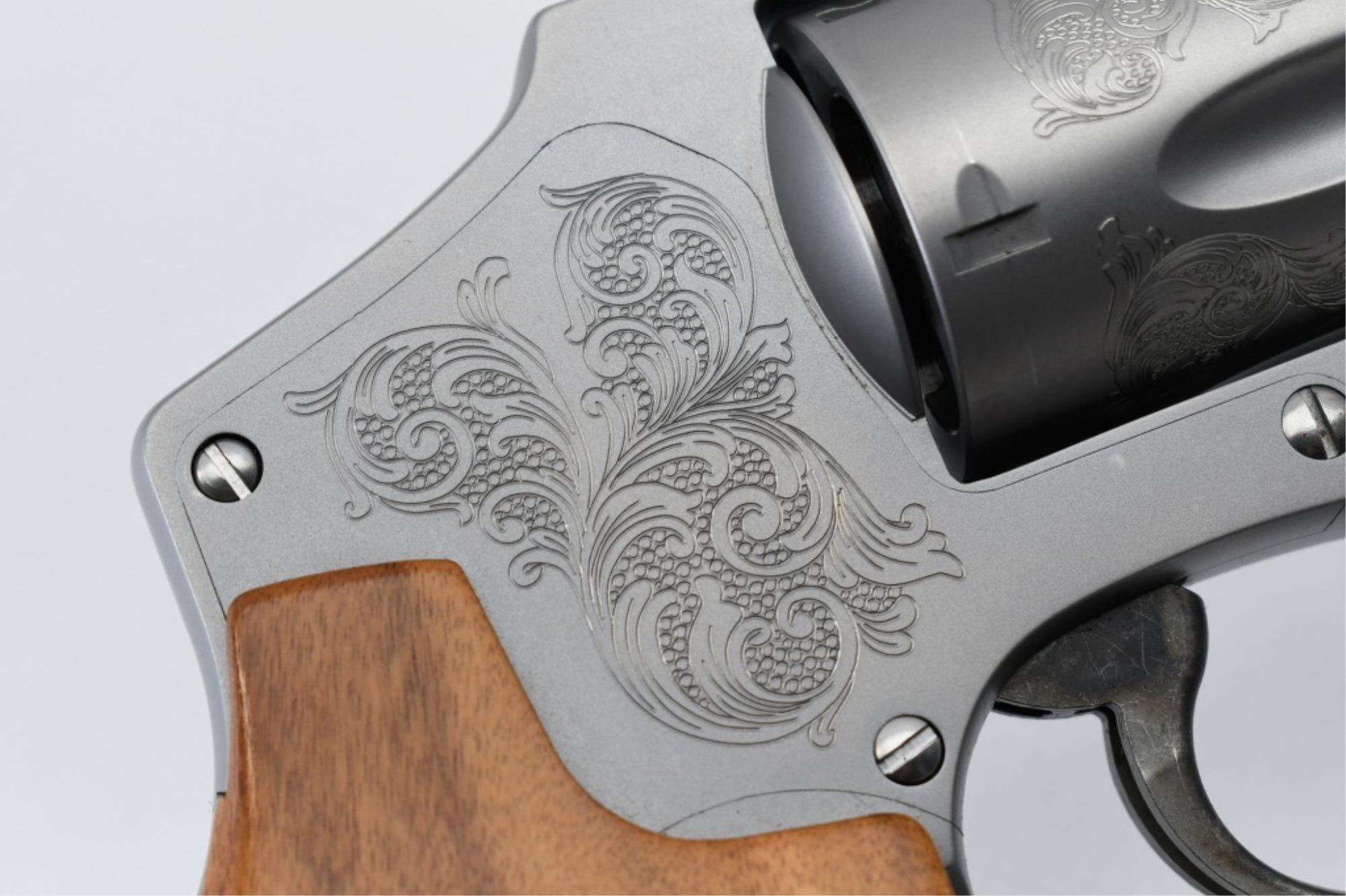 Smith & Wesson, 640-1 Engraved Stainless, 357 Magnum, Revolver (NIB), SN - CXT2042