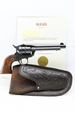 1962 Ruger, Single-Six (RSS5X), 22 LR, Revolver (W/ Letter & Holster), SN - 350776