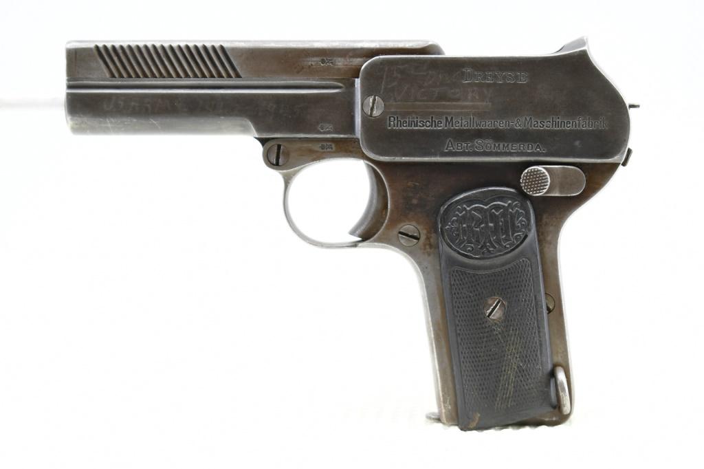 WWII Bring-Back "U.S. 95TH DIV.", Dreyse M1907, 32 ACP, Semi-Auto, SN - 221273