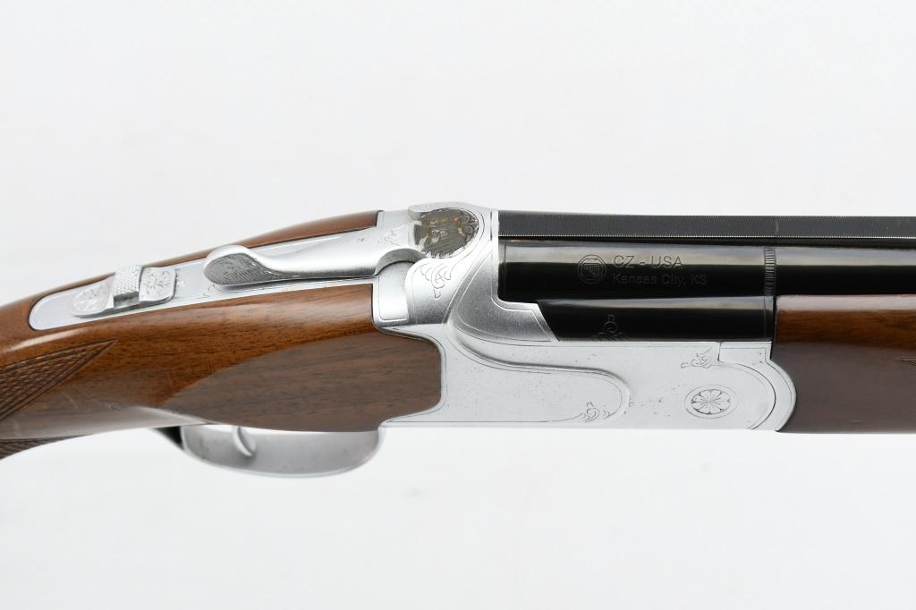 CZ (Huglu), Redhead Deluxe - Silver Engraved, 20 Ga., Over/ Under (24" W/ Chokes), SN - 08S2667