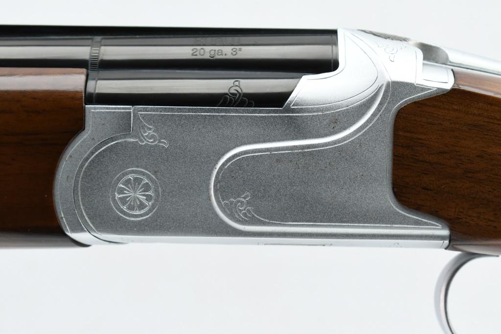 CZ (Huglu), Redhead Deluxe - Silver Engraved, 20 Ga., Over/ Under (24" W/ Chokes), SN - 08S2667