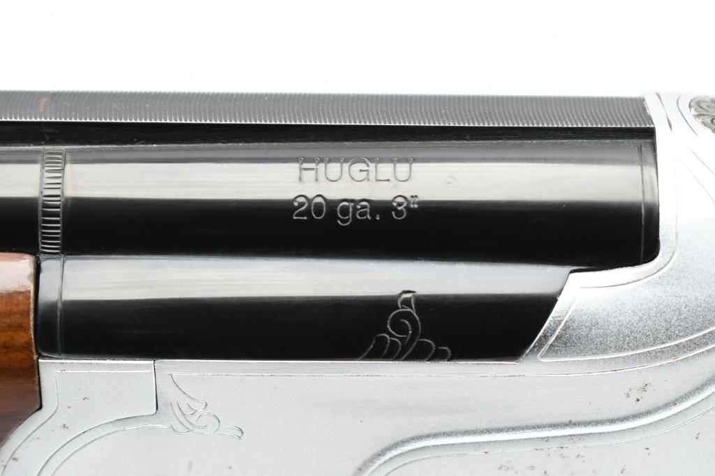 CZ (Huglu), Redhead Deluxe - Silver Engraved, 20 Ga., Over/ Under (24" W/ Chokes), SN - 08S2667