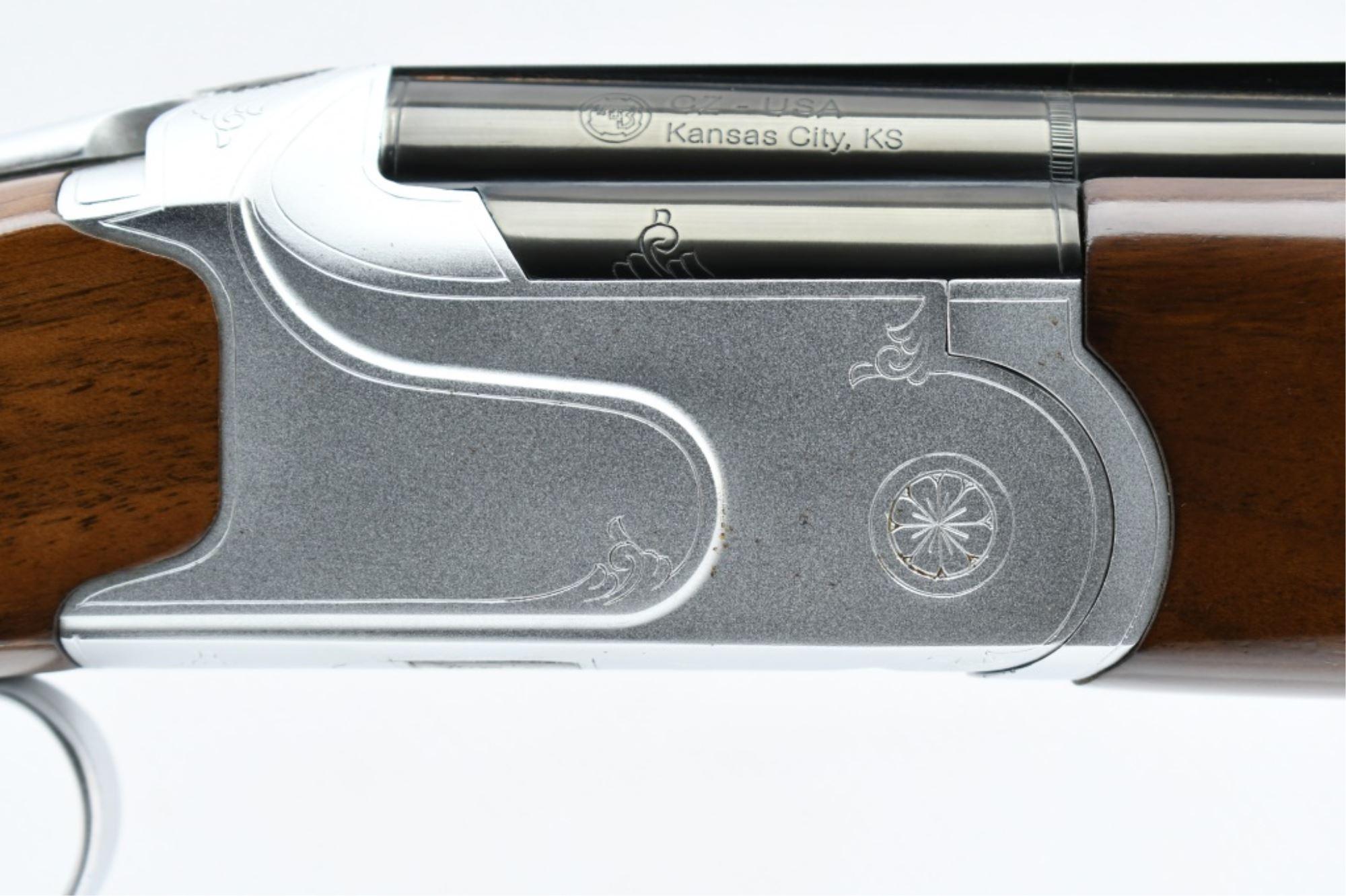 CZ (Huglu), Redhead Deluxe - Silver Engraved, 20 Ga., Over/ Under (24" W/ Chokes), SN - 08S2667