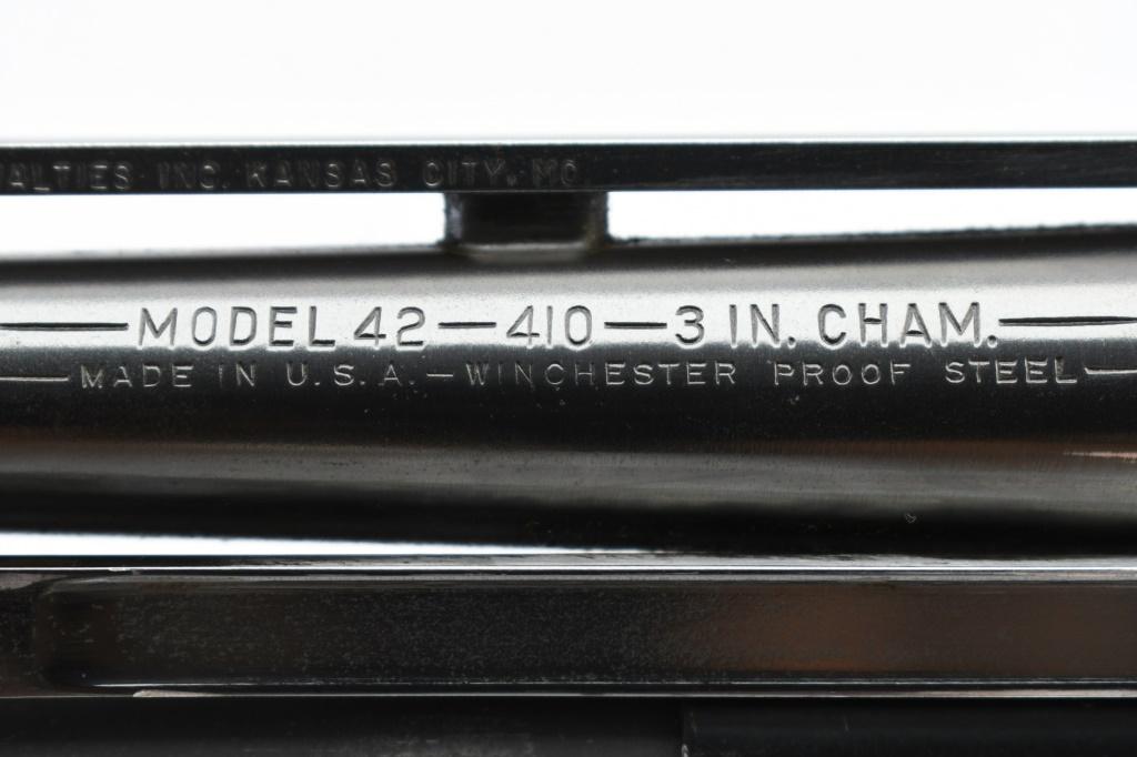 1951 Winchester, Model 42 (FULL - 27" W/ Cutts Compensator), 410 Ga., Pump, SN - 99644