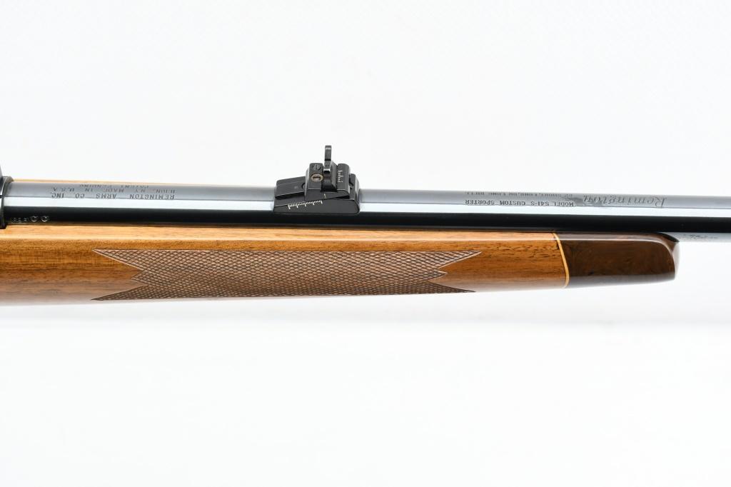 1975 Remington, 541-S Custom Sporter - Engraved, 22 S L LR, Bolt-Action, SN - 1196520