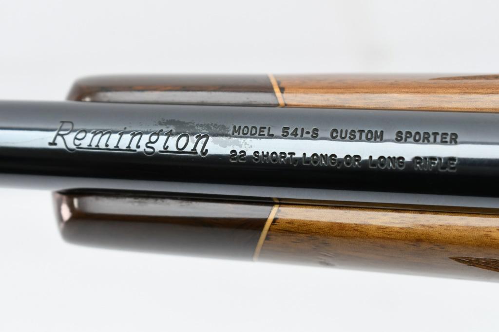 1975 Remington, 541-S Custom Sporter - Engraved, 22 S L LR, Bolt-Action, SN - 1196520