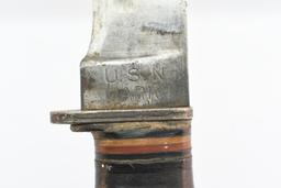 U.S. Navy WWII MK1 Utility Knife By PAL Blade Co. With Scabbard
