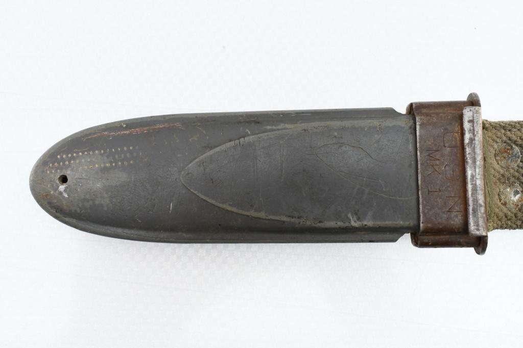 U.S. Navy WWII MK1 Utility Knife By PAL Blade Co. With Scabbard