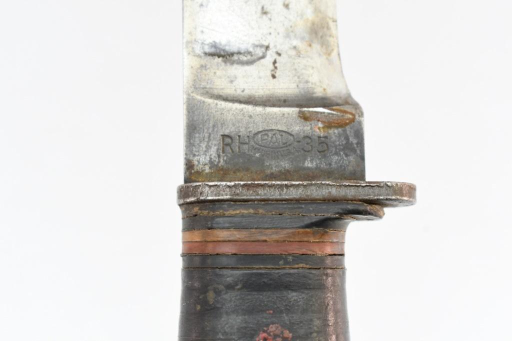 U.S. Navy WWII MK1 Utility Knife By PAL Blade Co. With Scabbard