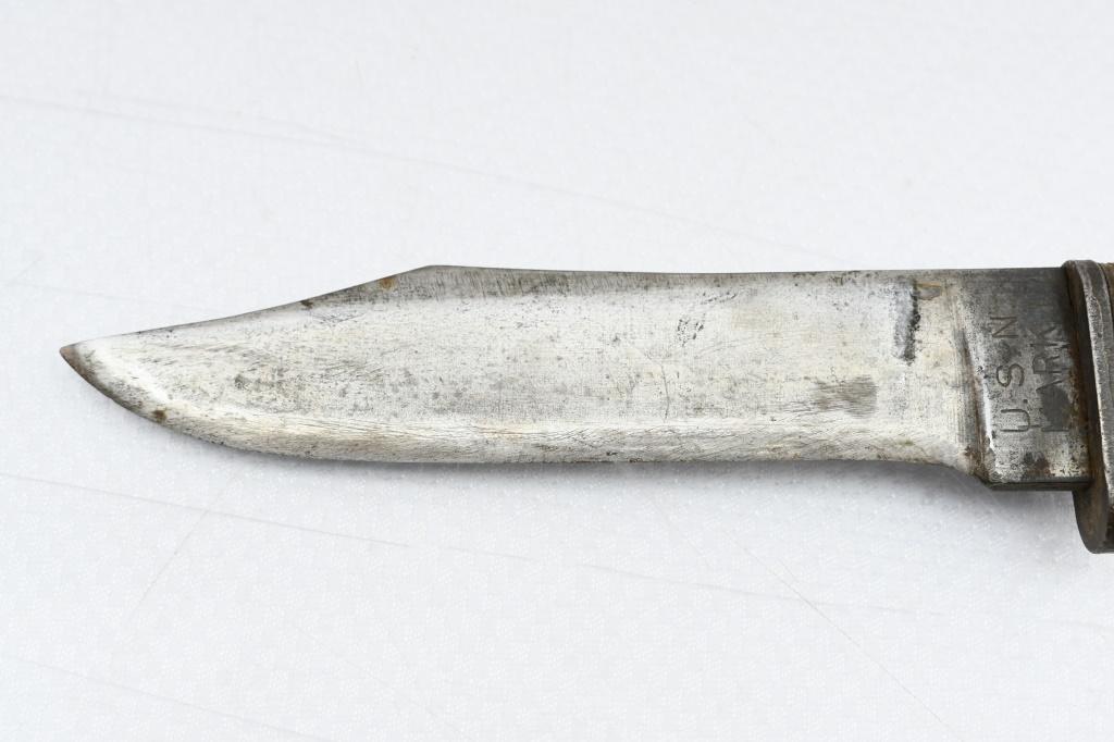 U.S. Navy WWII MK1 Utility Knife By PAL Blade Co. With Scabbard