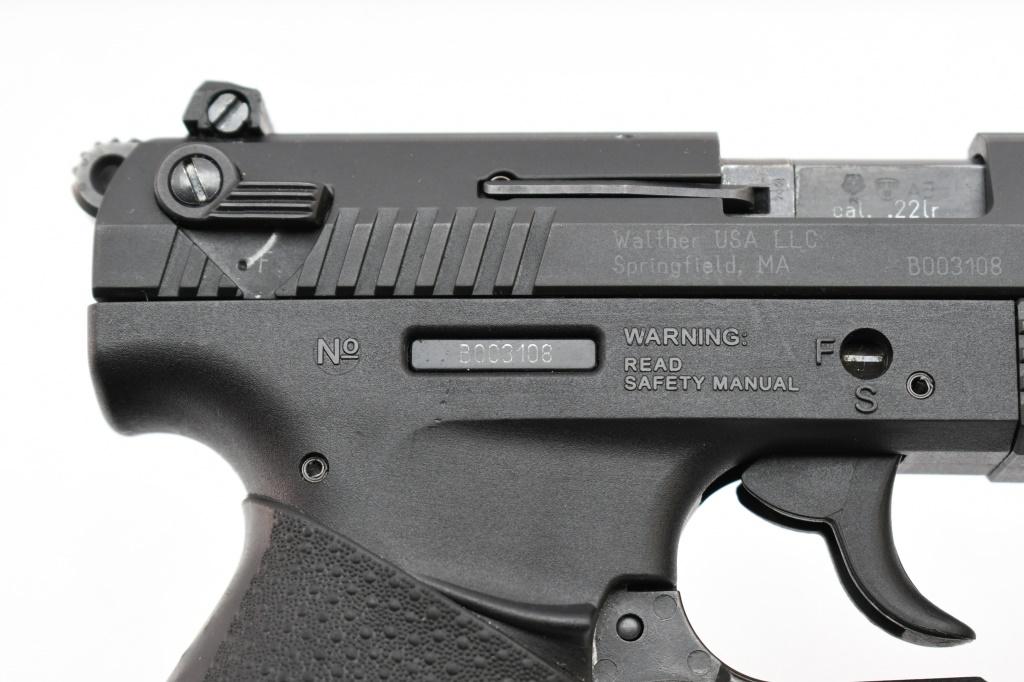Walther P22 Target (5" W/ Q-Style Stabilizer), 22 LR, Semi-Auto (W/ Hardcase), SN - B003108
