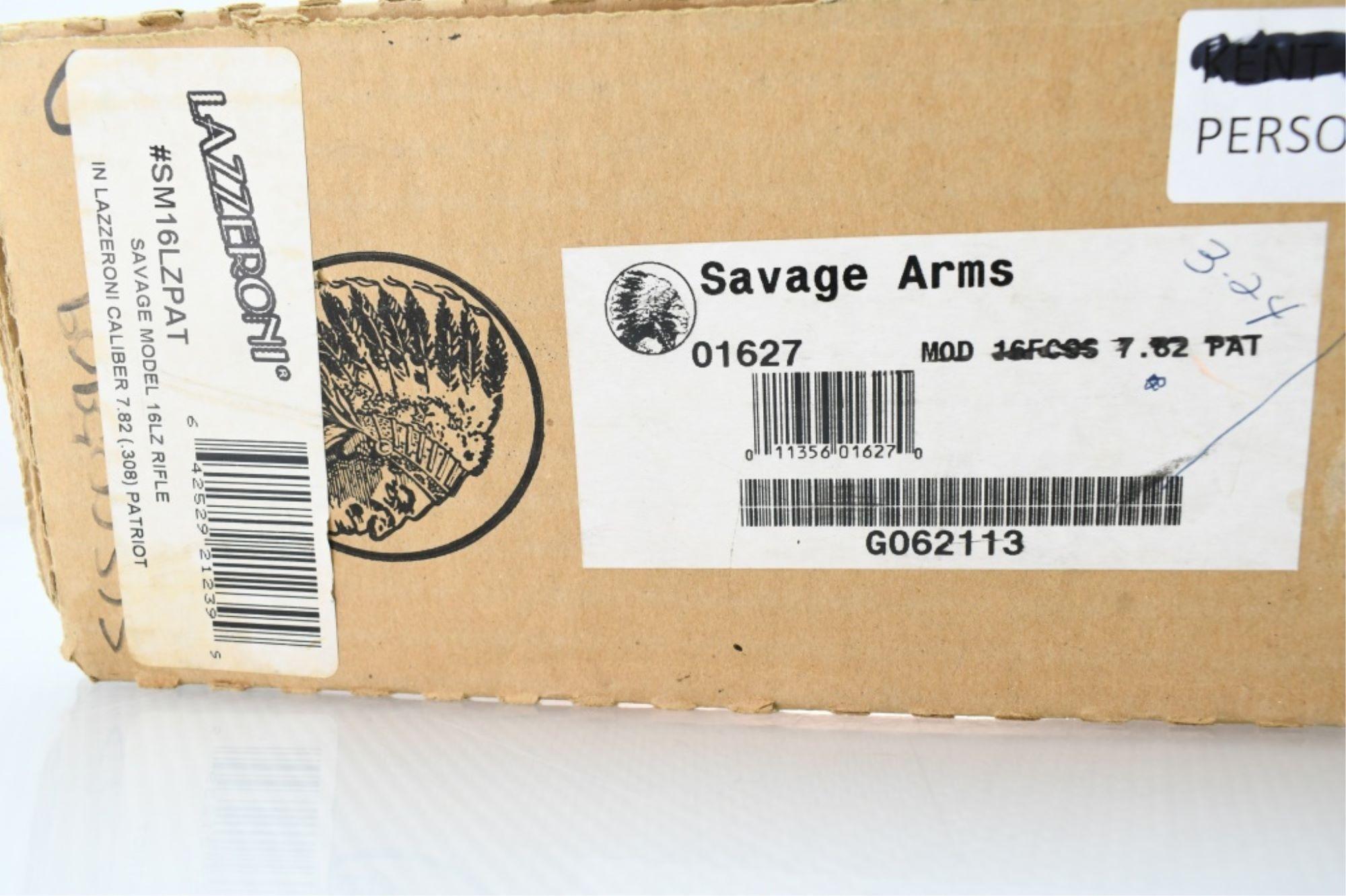Lazzeroni/ Savage, Model 16-LZ (26"), 7.82 Patriot, Bolt-Action (NIB), SN - G062113