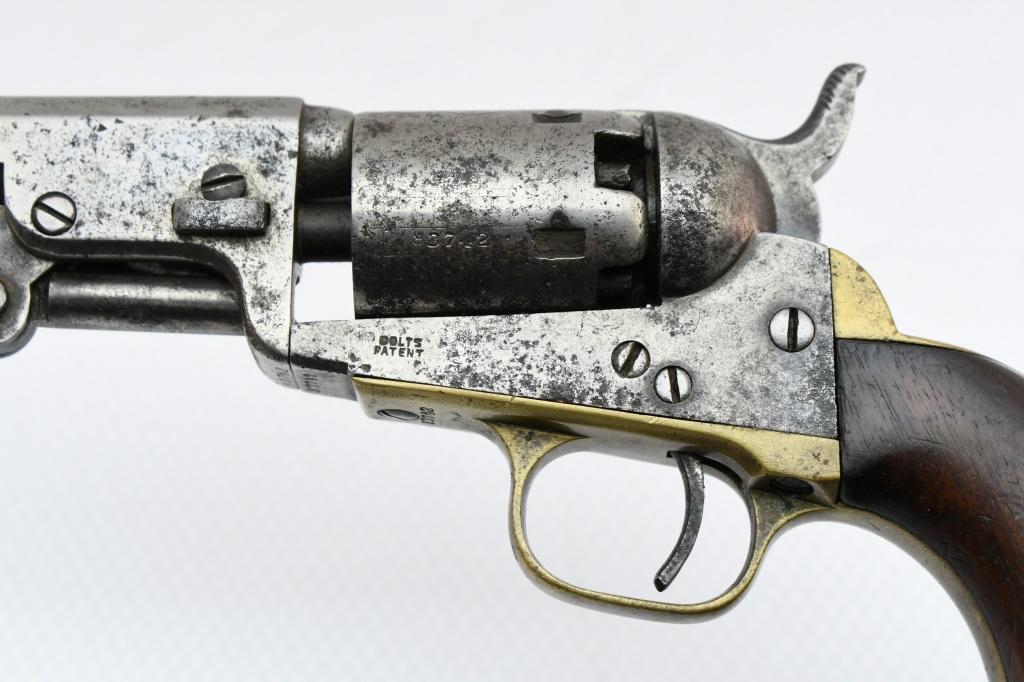 1853 Colt Pocket Model Of 1849 (4"), 31 Cal., Percussion Revolver, SN - 83742