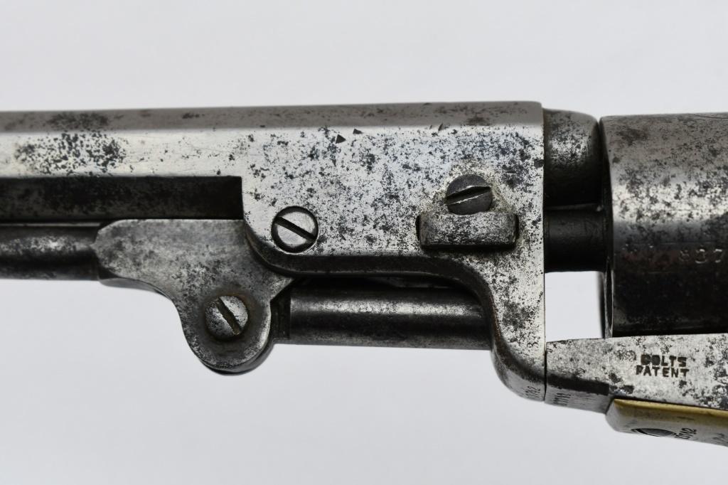 1853 Colt Pocket Model Of 1849 (4"), 31 Cal., Percussion Revolver, SN - 83742