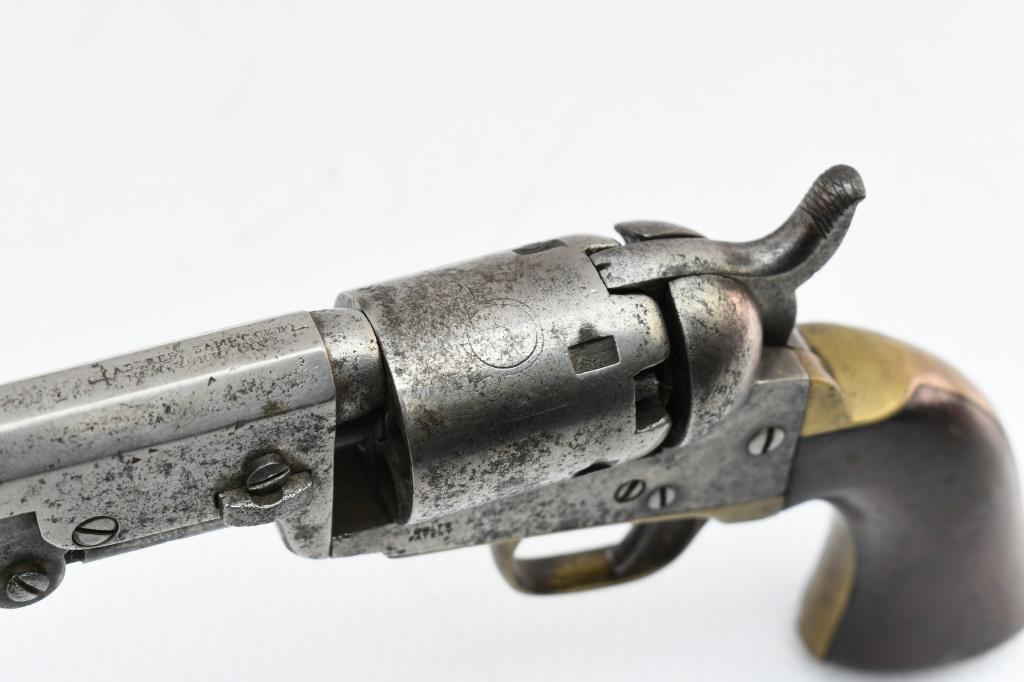 1853 Colt Pocket Model Of 1849 (4"), 31 Cal., Percussion Revolver, SN - 83742