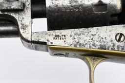 1853 Colt Pocket Model Of 1849 (4"), 31 Cal., Percussion Revolver, SN - 83742