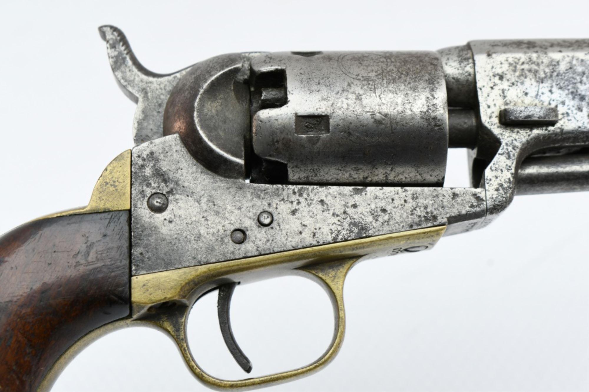 1853 Colt Pocket Model Of 1849 (4"), 31 Cal., Percussion Revolver, SN - 83742