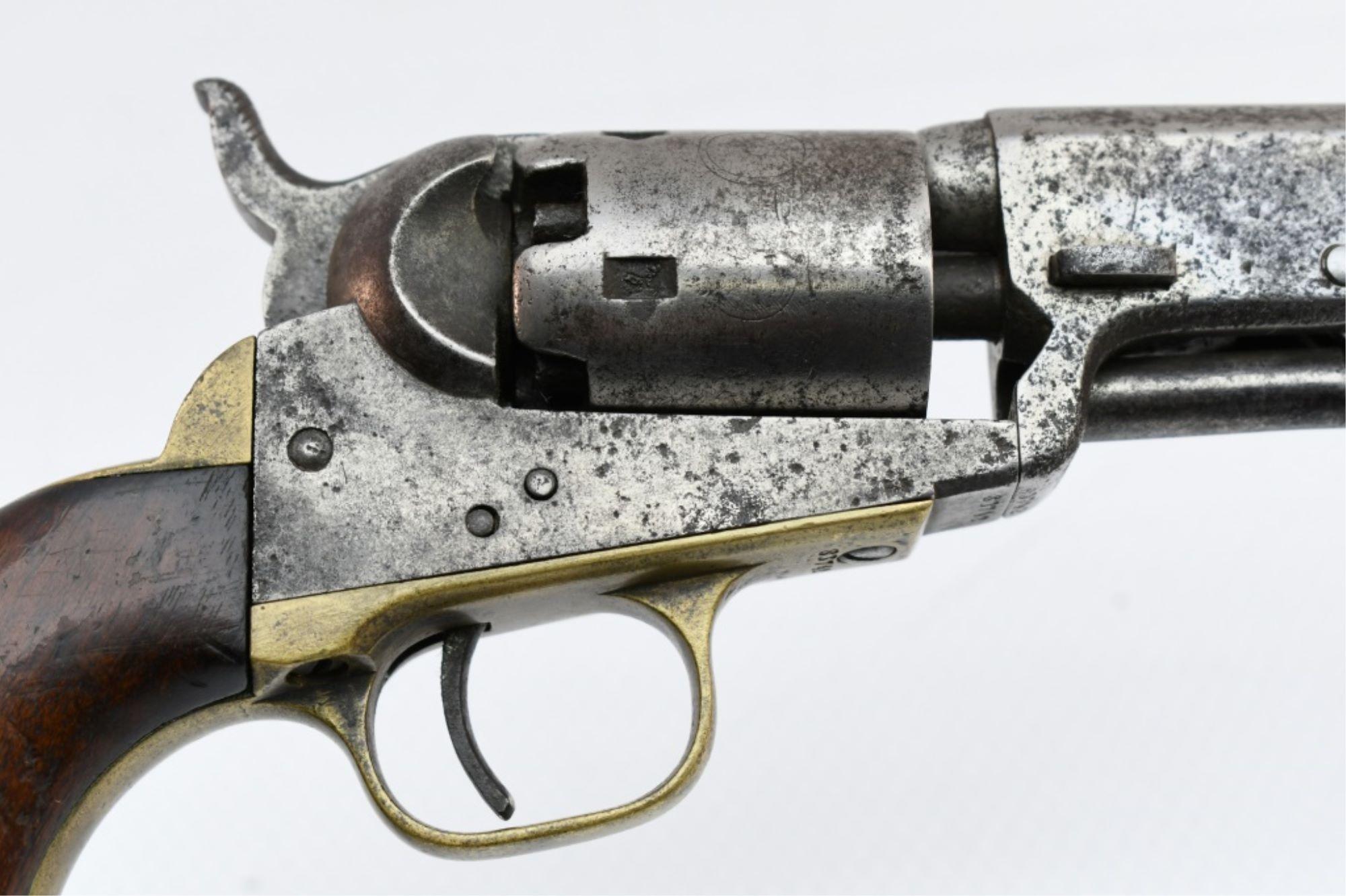 1853 Colt Pocket Model Of 1849 (4"), 31 Cal., Percussion Revolver, SN - 83742