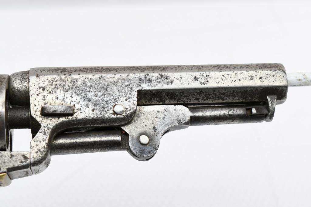 1853 Colt Pocket Model Of 1849 (4"), 31 Cal., Percussion Revolver, SN - 83742